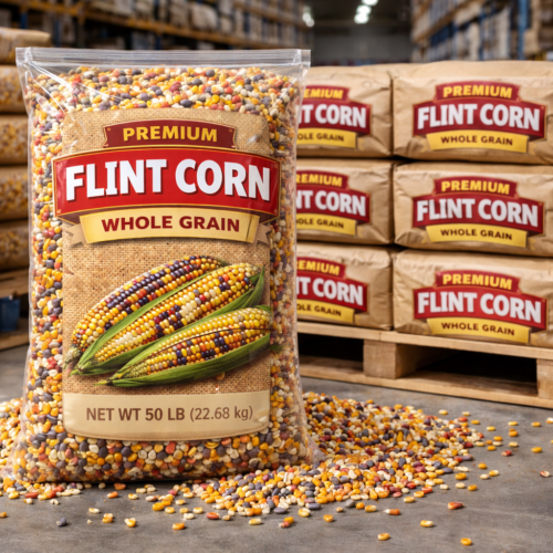 Premium Whole Grain Flint Corn – Bulk Wholesale Supply