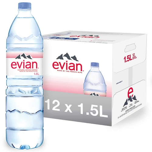 Evian Natural Mineral Water – Pure Alpine Spring Water